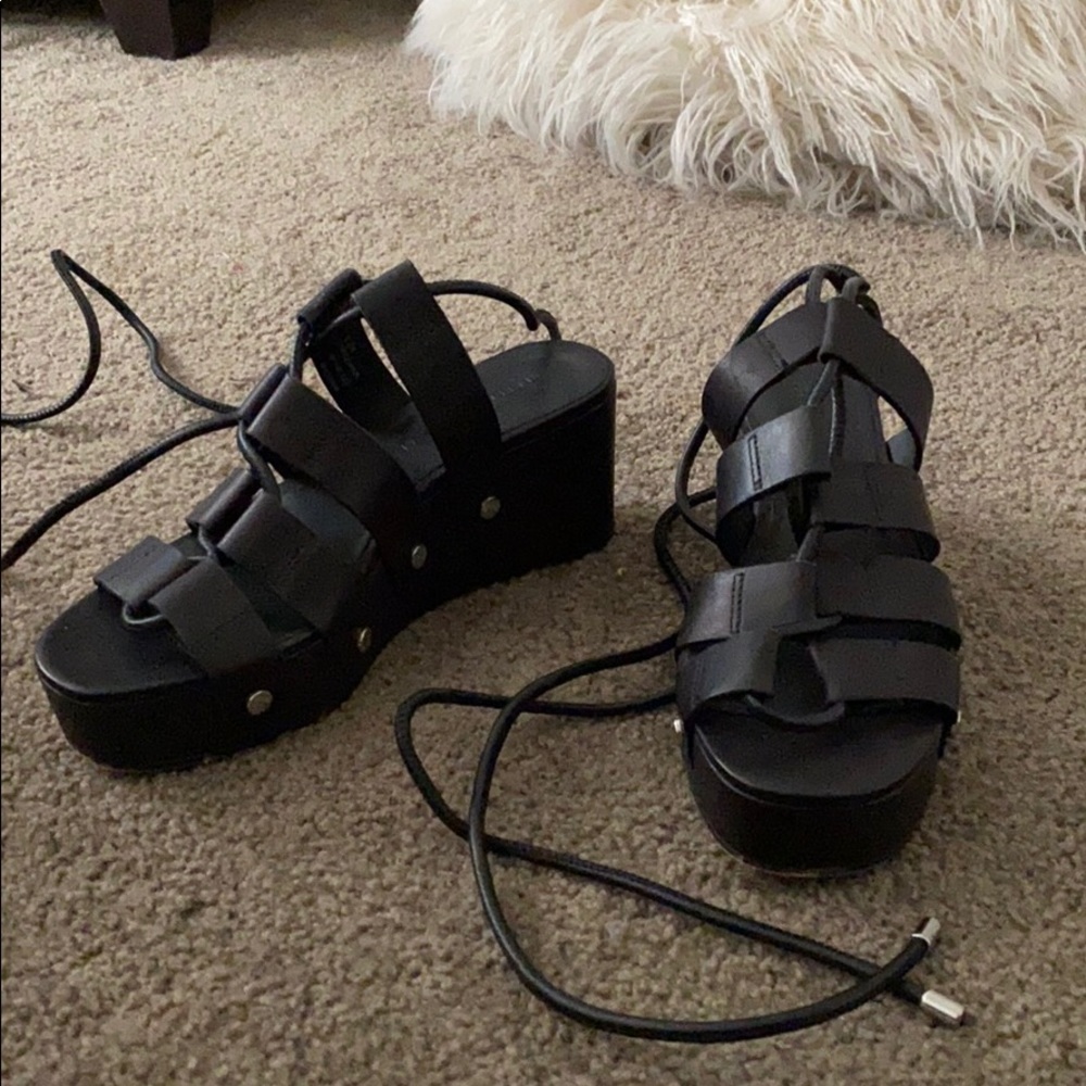 Rebecca minkoff platform sandals